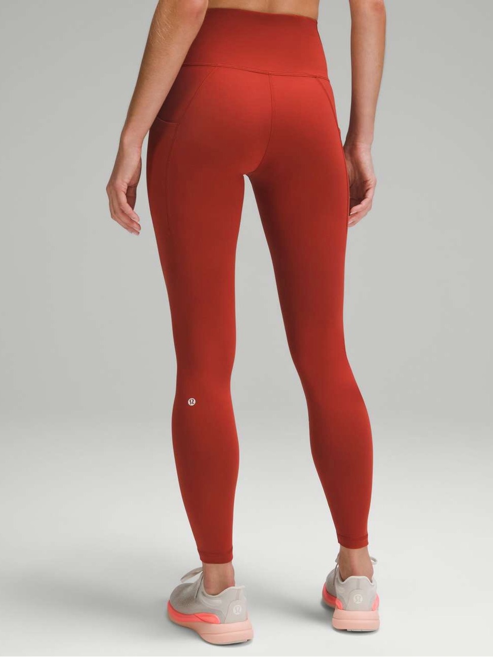 Lululemon | Wunder Under Active Leggings in Coral Red